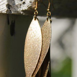 Golden Leaf Earrings